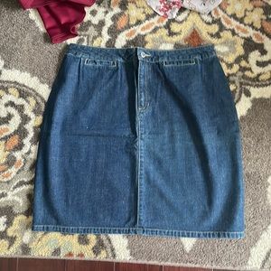💯 Cotton Liz C Vintage Jean Skirt